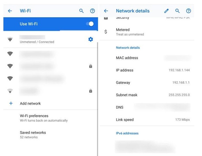 Đối với điện thoại Android