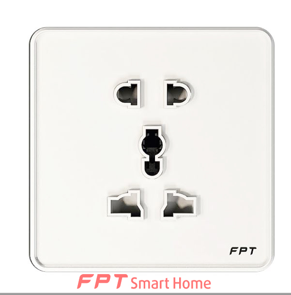Ổ Cắm Mặt Kính Âm Tường FPT SmartHome