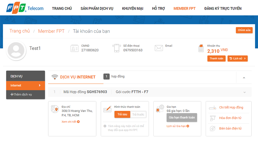 Câu hỏi thường gặp – Thanh Toán Member FPT