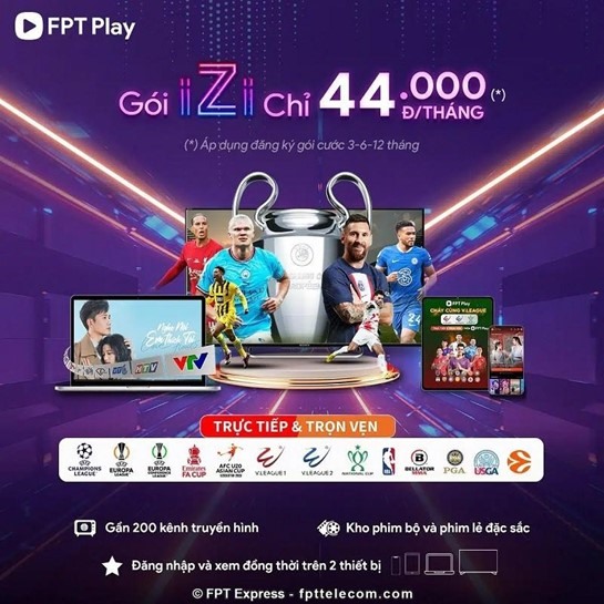 Gói iZi FPT Play gồm những kênh nào? Giá bao nhiêu?