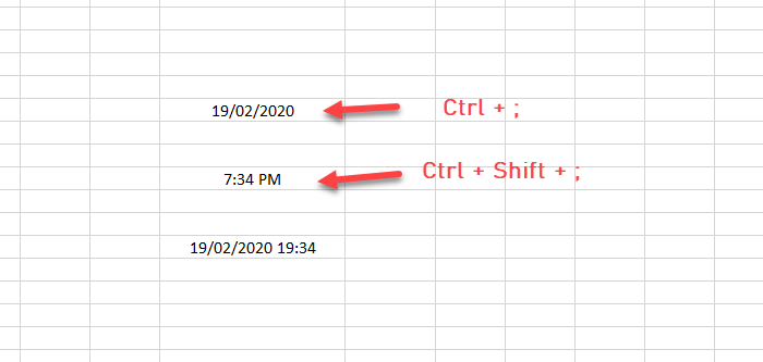 Cách hiển thị ngày giờ hiện tại trong Excel và Google Sheets