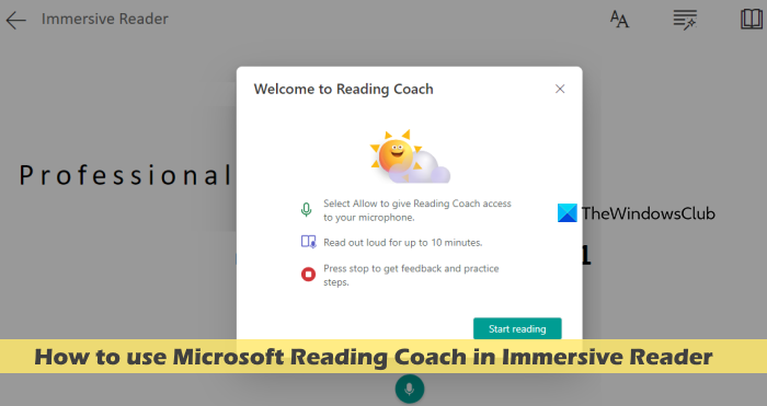 Cách sử dụng Microsoft Reading Coach trong Immersive Reader