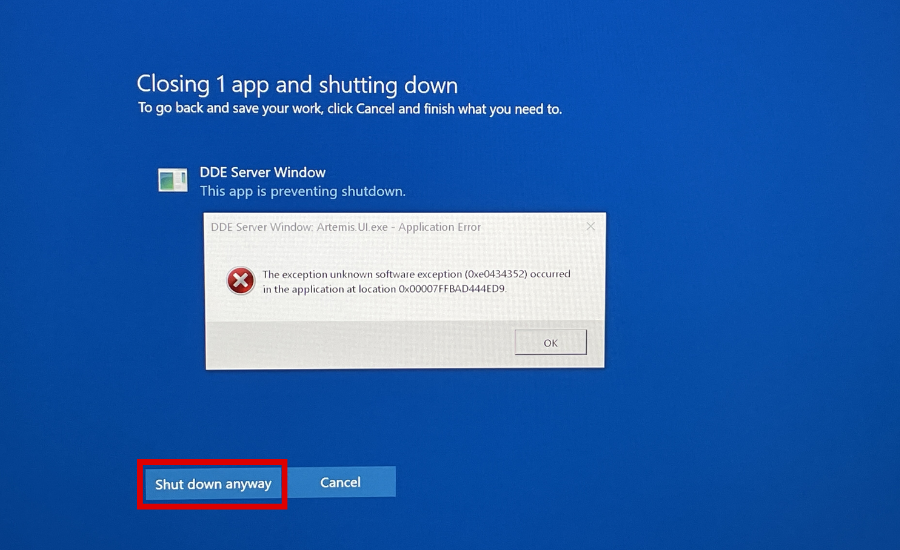 Cách tắt nhanh lời nhắc “Shut it down still” trong Windows