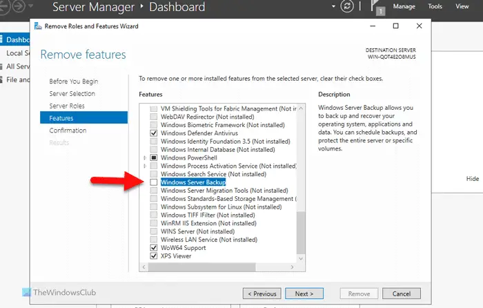 Cách bắt đầu, dừng, khởi động lại dịch vụ sao lưu Windows Server