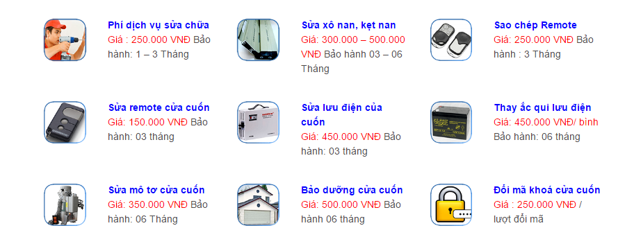 BÁO GIÁ SỬA CHỮA CỬA CUỐN NGAY TẠI HẢI PHÒNG